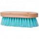 Bouchon brosse dure dos bois vernis 18 cm Aquamarine