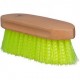 Bouchon brosse dure dos bois vernis 18 cm Jaune Fluo