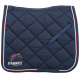 Tapis de selle de dressage FFE logoté Lamicell avec trois cordelettes Navy