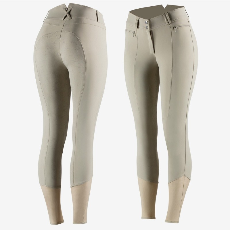 Pantalon d'équitation fonctionnel taille haute fond intégral silicone  Angelika femme B Vertigo