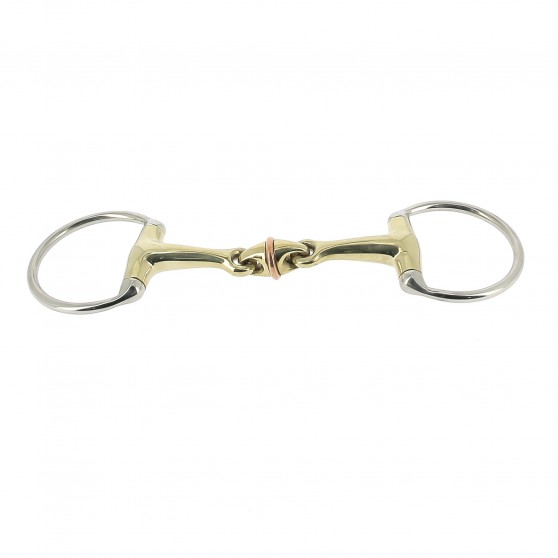 Filet Mors roulette double brisure maillechort DMH Equitation