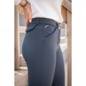 Pantalon d'équitation taille haute femme Pénelope Leprovost Point Sellier"