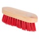 Bouchon brosse dure dos bois vernis 18 cm Lilas