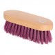 Bouchon brosse dure dos bois vernis 18 cm Lilas