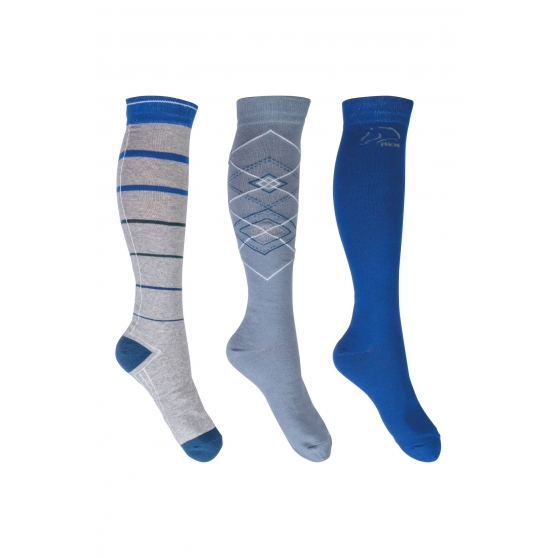 Chaussettes d'équitation Byron lot de 3