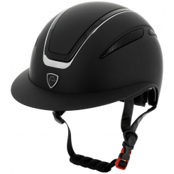 Casque Equithème Agris noir argenté