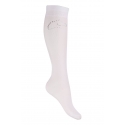 Chaussettes de concours d'équitation blanches