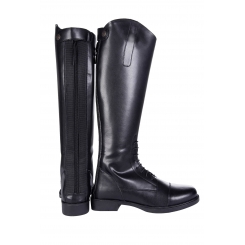 bottes-a-lacet-cuir-synthetique-standard-pour-dames