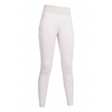 Leggings taille haute blanc fond 1/1 en silicone