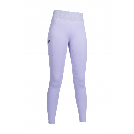 Leggings taille haute lavande fond 1/1 en silicone