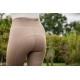 Leggings taille haute taupe foncé fond 1/1 en silicone