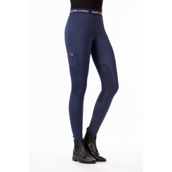 Leggings d'équitation riding expert basanes silicone HKM