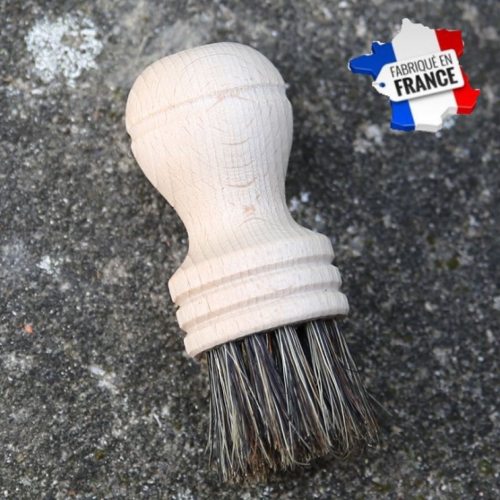 Brosse blaireau soies naturelles THQ made in France 