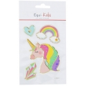 Stickers Equi-kids Licorne Reliefs