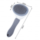 Brosse autonettoyante pour poils de chien et chat