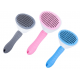 Brosse autonettoyante pour poils de chien et chat