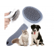 Brosse autonettoyante pour poils de chien et chat