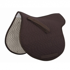 Tapis de selle en forme avec pad de garrot Marron foncé