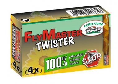 Fliegenfalle Klebeband Twister 4er-Pack