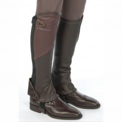 Lami-Cell Mini-chaps cuir deux tons RG-Lamicell Marron foncé / Marron